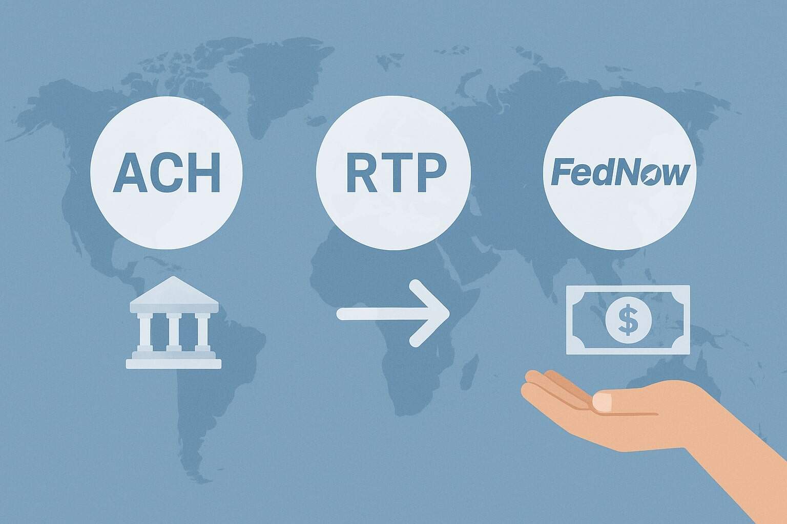 Payment Rails: ACH vs. RTP vs. FedNow