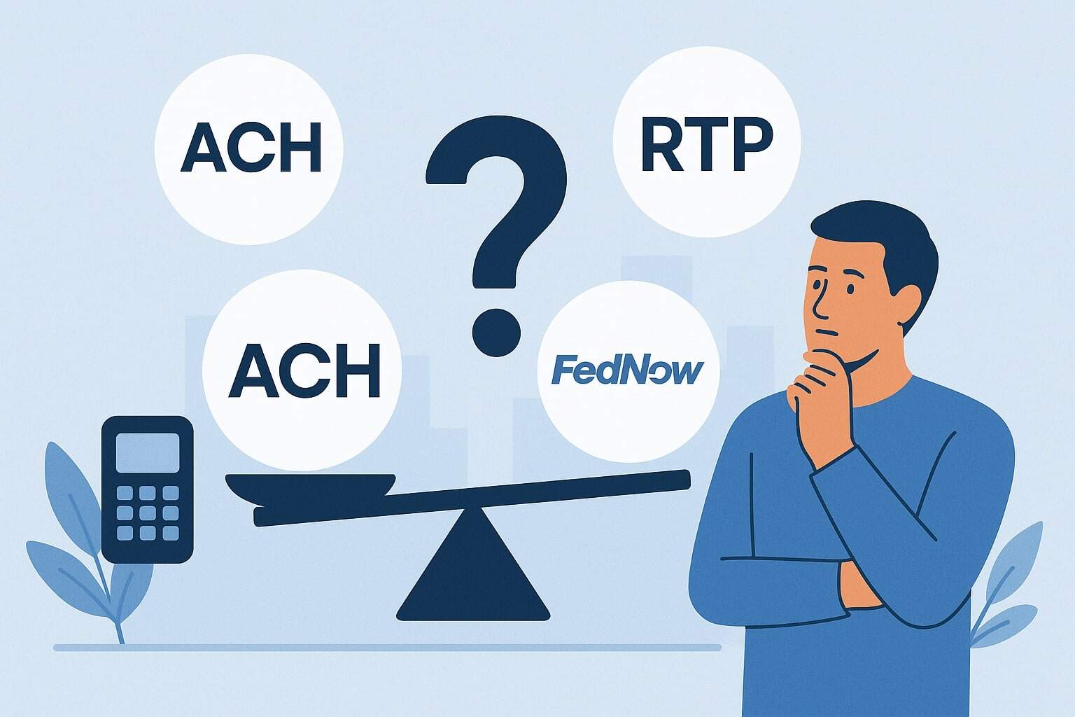 Comparing ACH, RTP, and FedNow: Which Is Right for You?