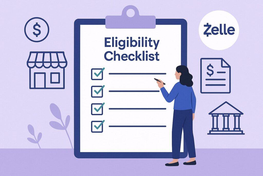 Eligibility Checklist: Can Your Business Use Zelle?