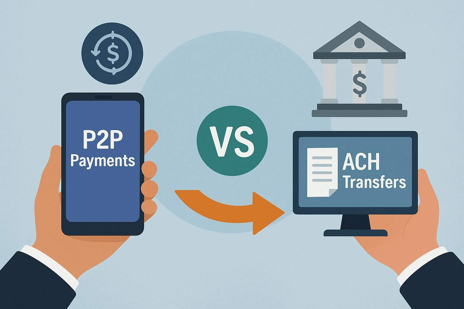 P2P Payments vs ACH Transfers: Which Is Better for Your Business?